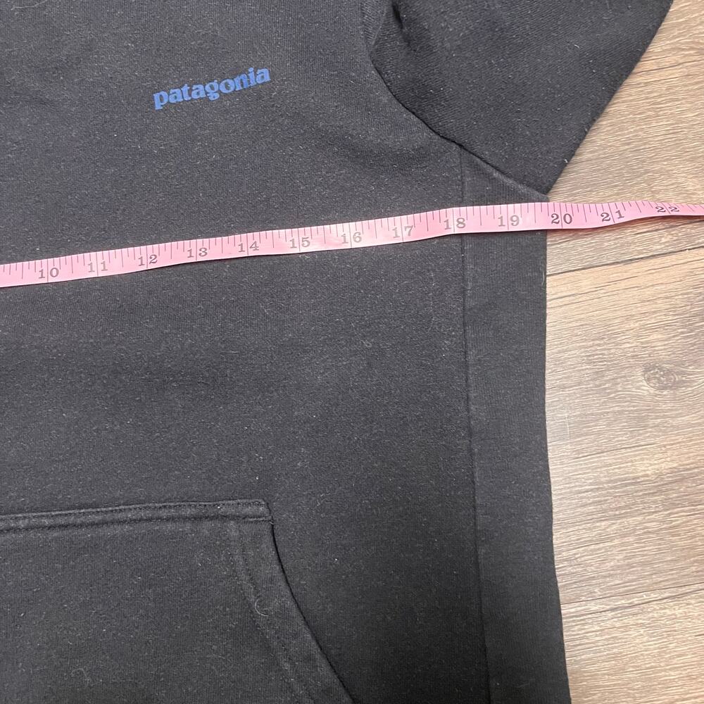 Patagonia P-6 Logo Uprisal Hoodie Black XS Unisex Gorpcore Streetwear Recycled - Picture 8 of 12